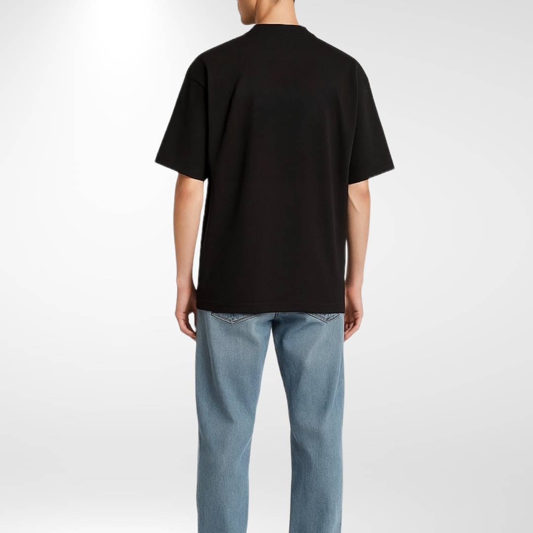 Tawanda blue gradient logo print T-shirt