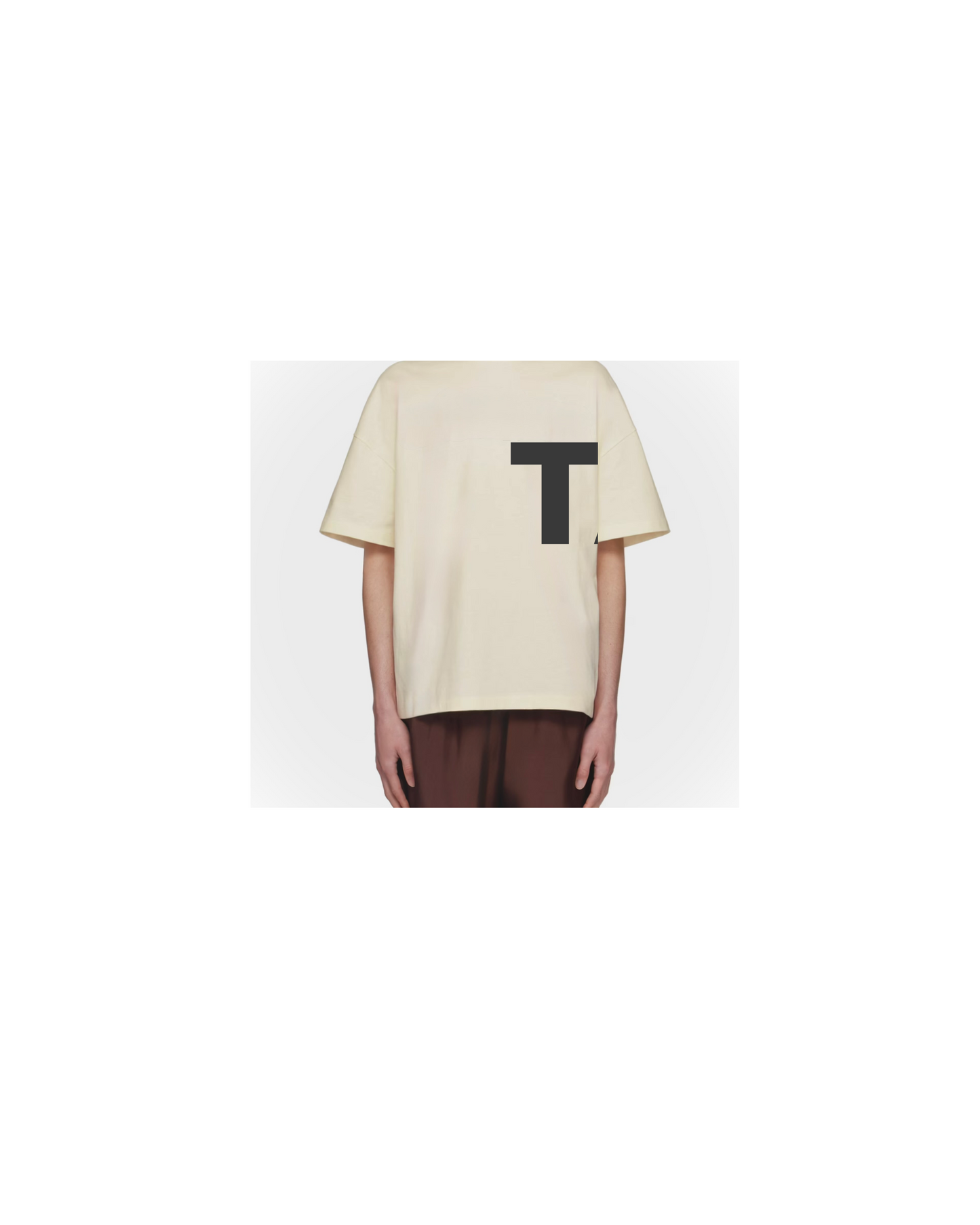 Beige Cotton T