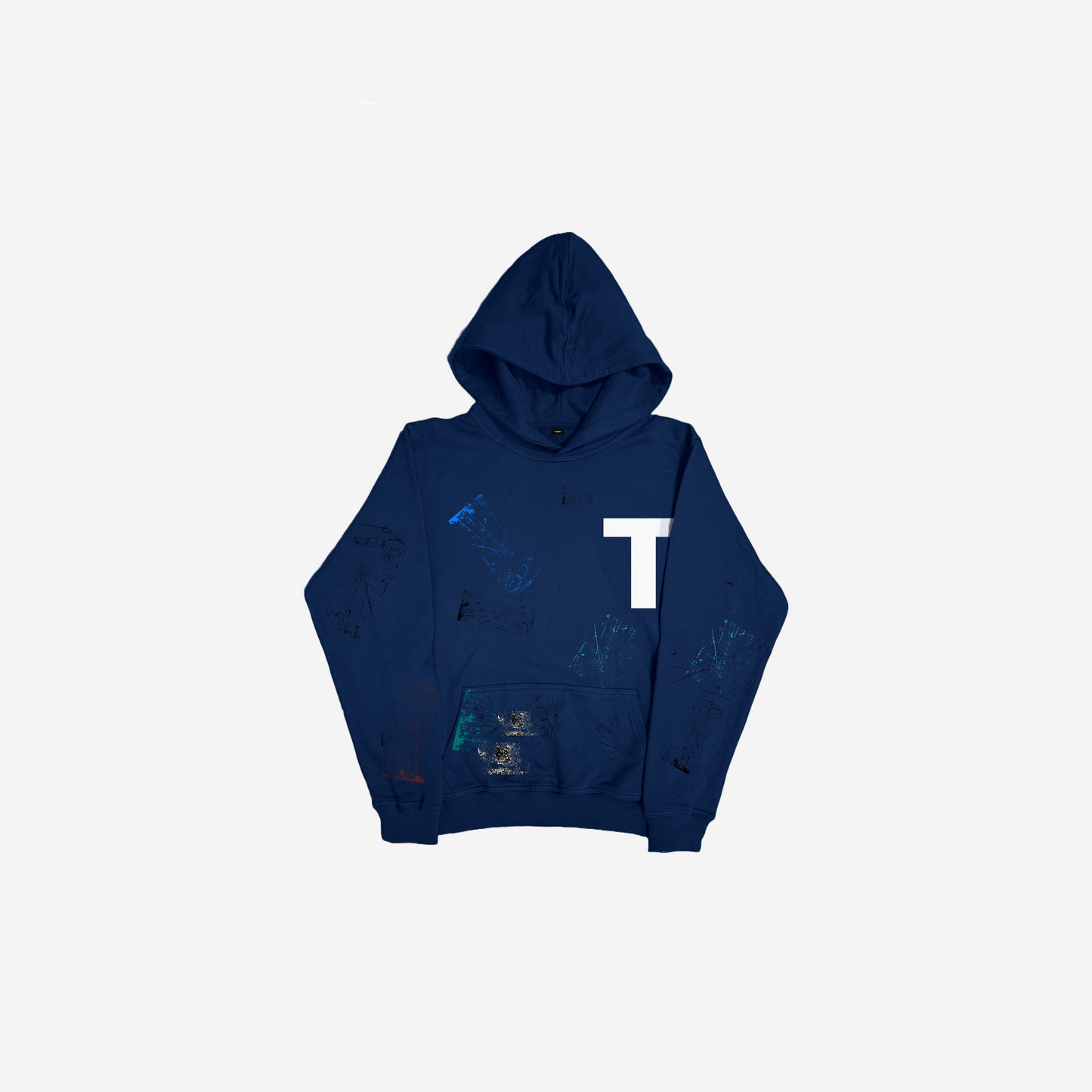 Tawanda Navy Relaxed Office Hoodie