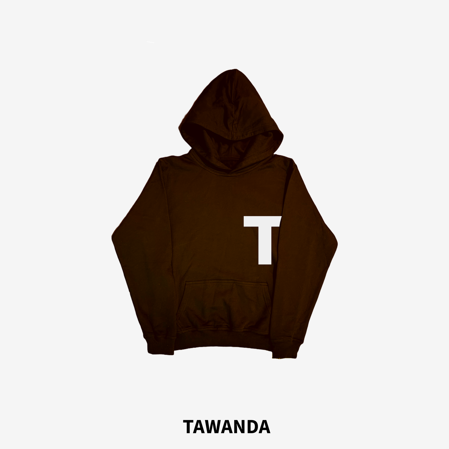 Tawanda Brown Relaxed Hoodie