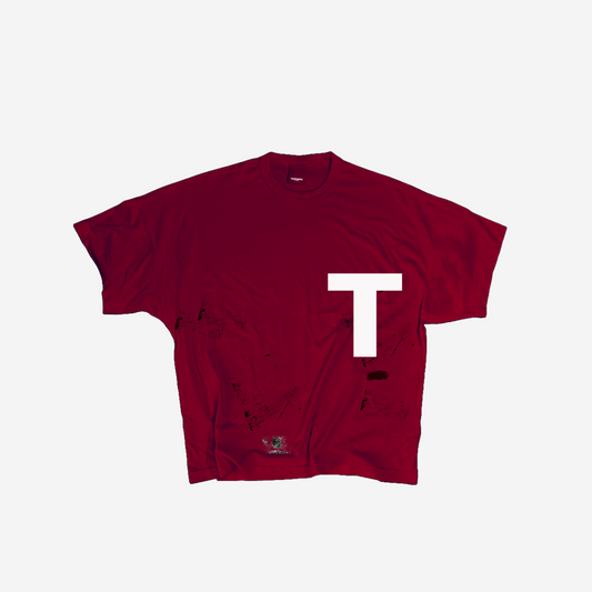 Burgundy Rework Tee