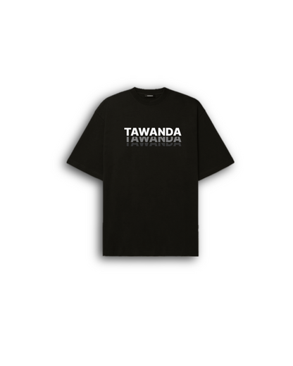 Tawanda gradient logo print T-shirt