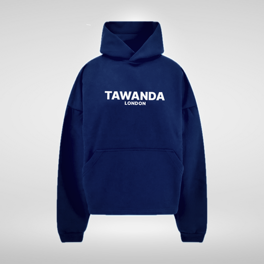 Tawanda Navy Relaxed Office Hoodie