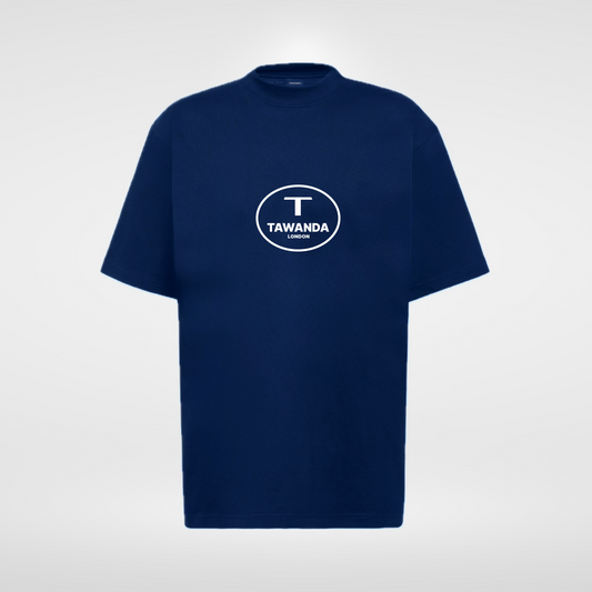Navy Office Chest Emb Logo T-shirt