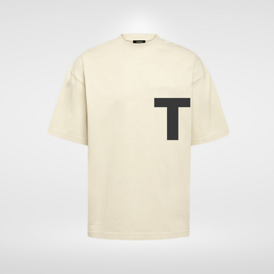 Beige Cotton T