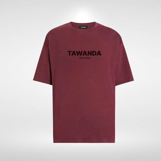 Tawanda Burgundy New York Tee